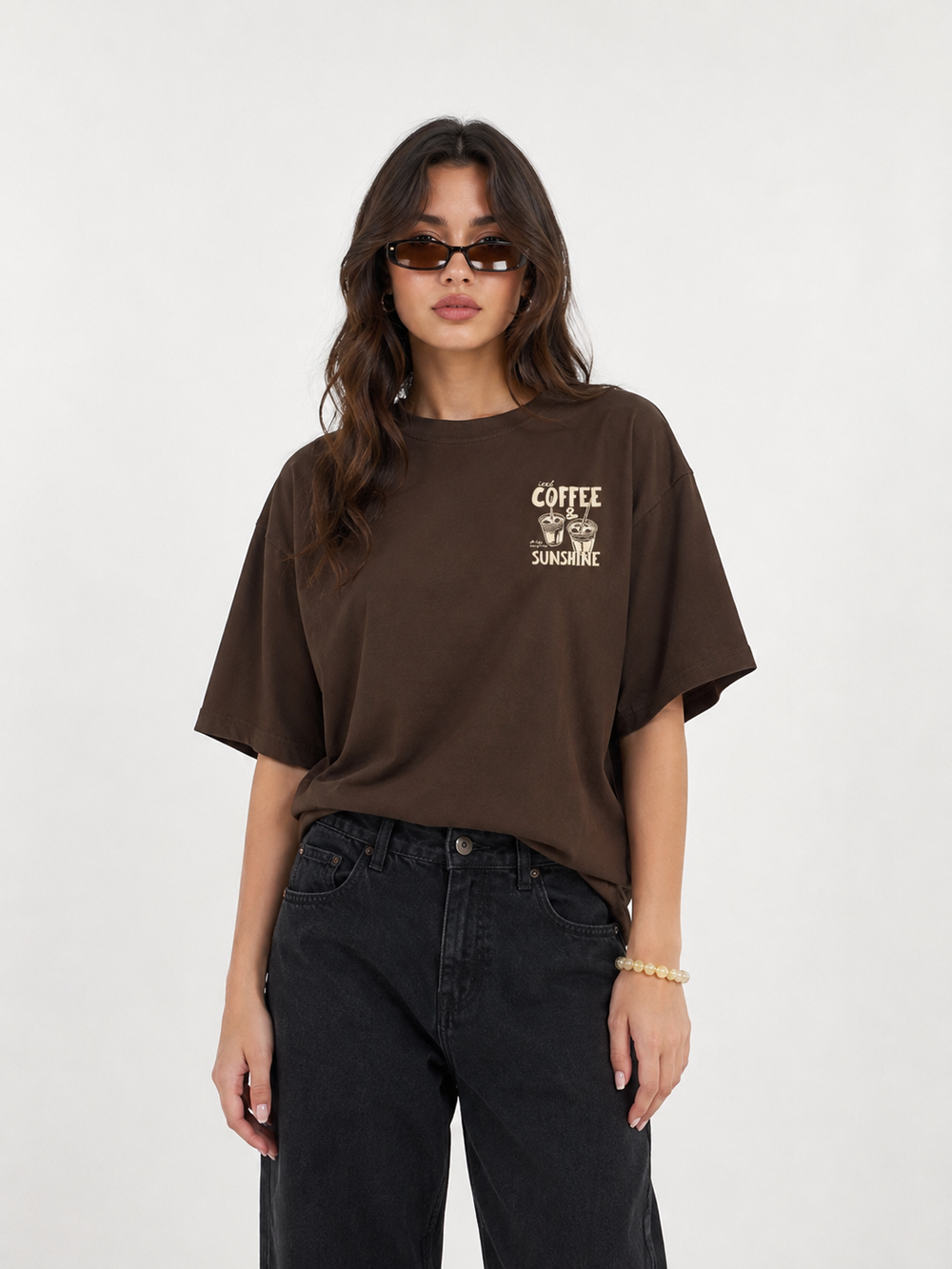 ICED COFFEE & SUNSHINE GRAPHIC TEE