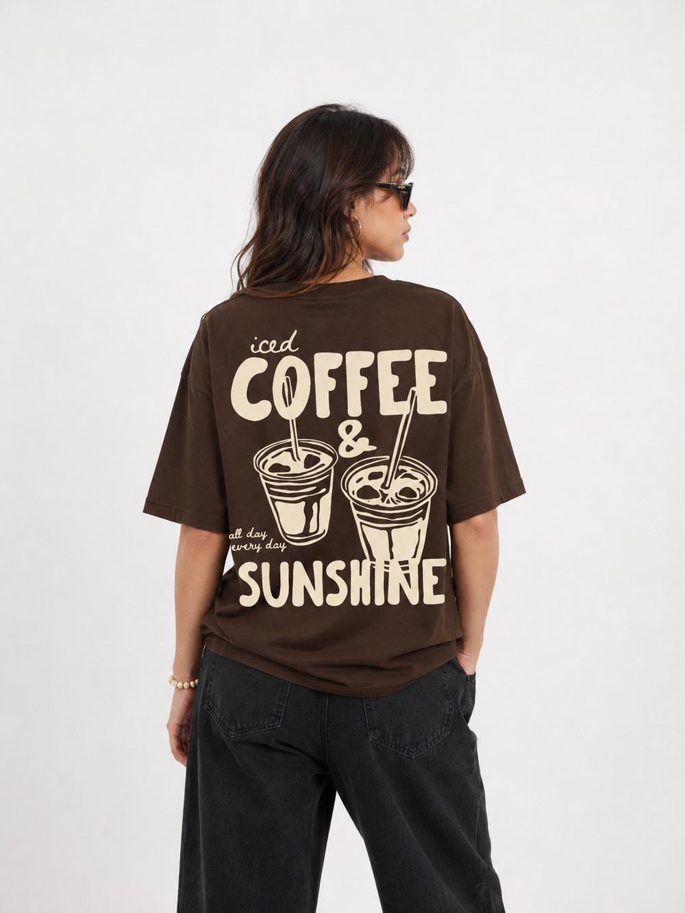ICED COFFEE & SUNSHINE GRAPHIC TEE