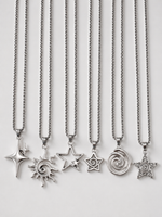 Y2K Grunge Metallic Chains (6-Piece Set)