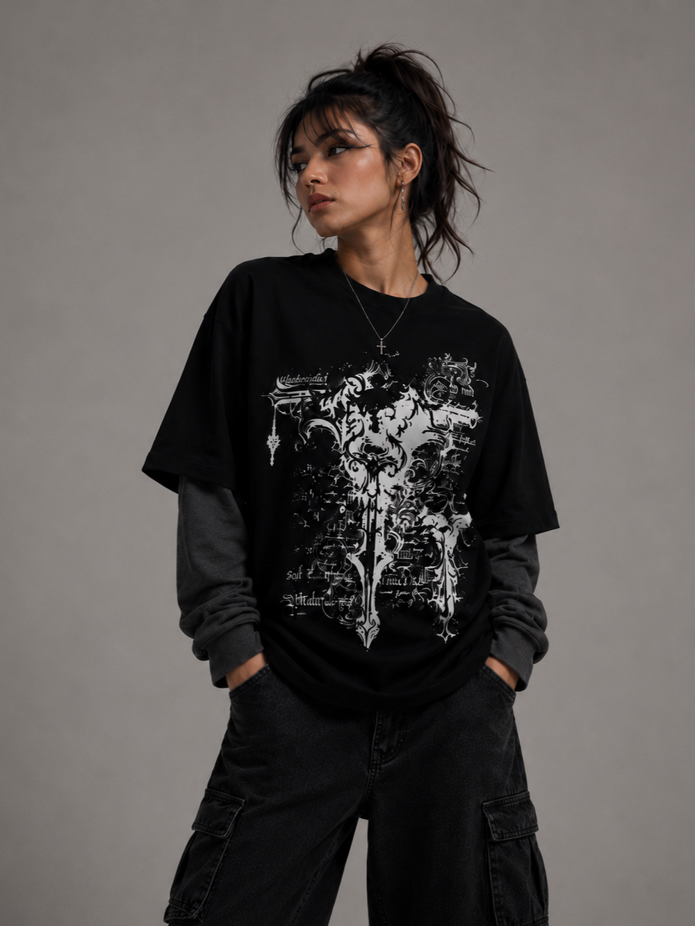VANGUARD GOTHIC OVERSIZED TEE